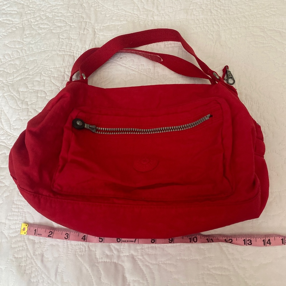 Kipling red small shoulder bag